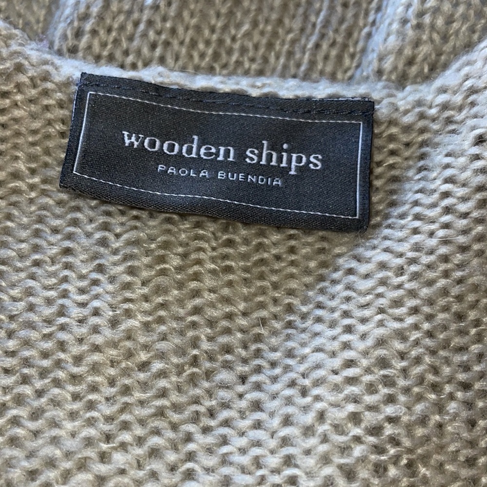 Wooden Ships Champagne Please mohair wool Crew Lightweight Sweater - Picture 6 of 16